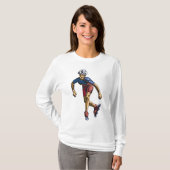 Inline Skater Cool Retro Rollerskaten T-shirt (Voorkant volledig)