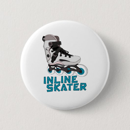 Inline Skater Ronde Button 5,7 Cm (Voorkant)
