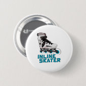 Inline Skater Ronde Button 5,7 Cm (Voorkant /achterkant)
