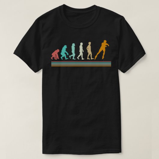 Inline Skating Evolution Roller Skater T-shirt (Design voorkant)