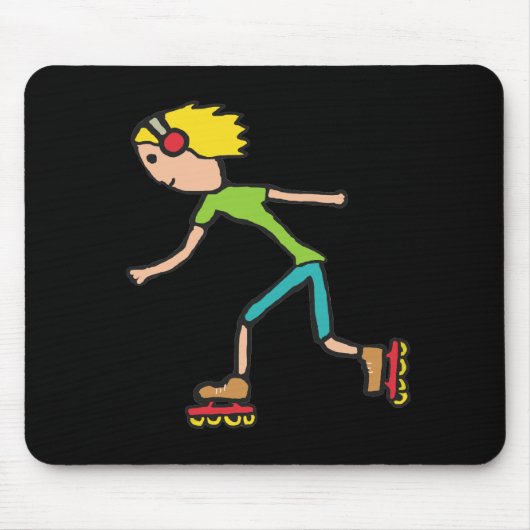 Inline Skating Muismat (Voorkant)