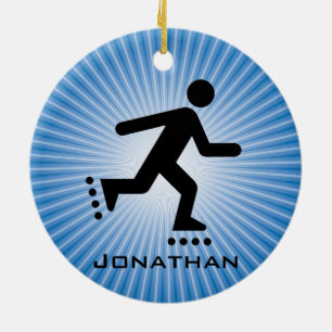 Inline Skating Ornament
