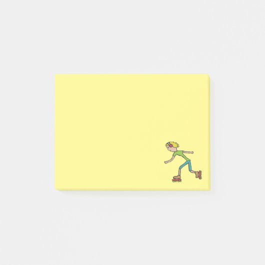 Inline Skating Post-it® Notes (Voorkant)