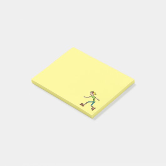 Inline Skating Post-it® Notes (Schuin)