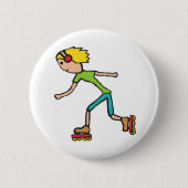 Inline Skating Ronde Button 5,7 Cm (Voorkant)