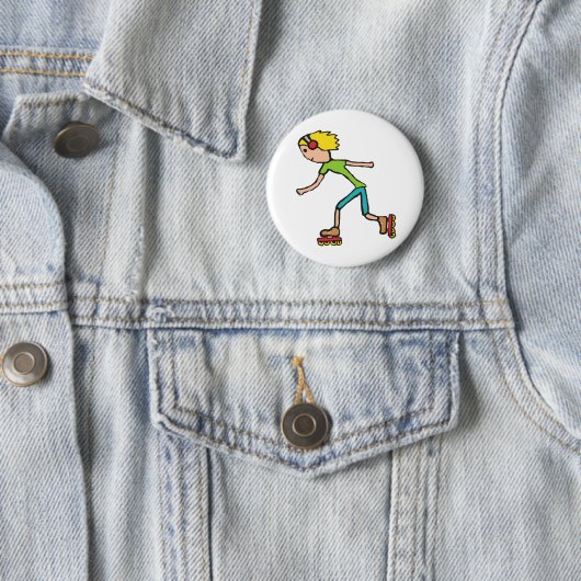 Inline Skating Ronde Button 5,7 Cm (In situ)
