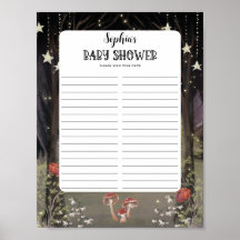 Inlogblad voor ingeruild Baby shower