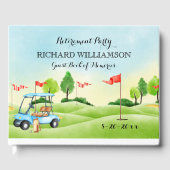 Inloggen bij Pensioenpartij Golf Gastenboek (Voorkant)