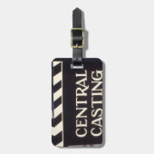 Inloggen in het Engels CENTRAL CASTING Bagagelabel (Voorkant verticaal)