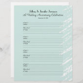 Inloggen van het vijfde Jubileum van het Weddensch (Voorkant / Achterkant)