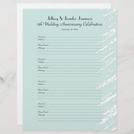 Inloggen van het vijfde Jubileum van het Weddensch (Voorkant / Achterkant)