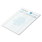 Inloggen voor bewerkbare patiënt notitieblok (Schuin)