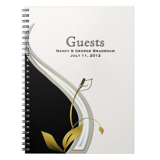 Inloggen voor bruiloft notitieboek (Voorkant)