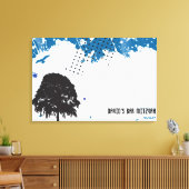 Inloggen voor Grundge Tree-geheugen Canvas Afdruk (Insitu (Woonkamer))