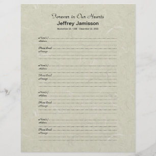 Inloggen voor herinneringsboekvulling Pagina 4 Nam