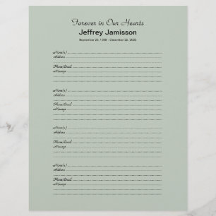 Inloggen voor herinneringsboekvulling Pagina 4 Nam