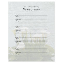 Inloggen voor herinneringspagina Calla Lilies