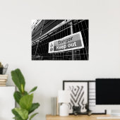 Inloggen voor risico-uitval poster (Thuiskantoor)