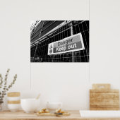 Inloggen voor risico-uitval poster (Keuken)