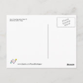 Inloggen voor sneeuwkloon, TX Briefkaart (Achterkant)