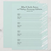 Inlogpagina voor tweede Jubileum-partij gastboek (Voorkant / Achterkant)