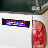 Inmaat van de Bumpersticker van de maand (Op Truck)