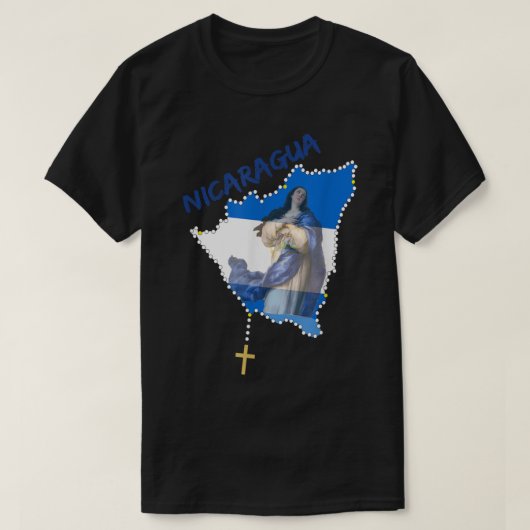Inmaculada Concepcion De Maria Nicaragua Camiseta T-shirt (Design voorkant)