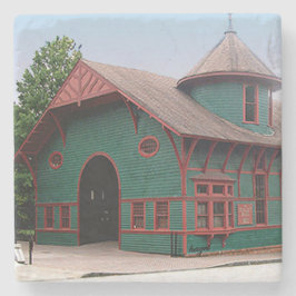 Inman Park, Trolley Barn, Atlanta Marble Onderzett Stenen Onderzetter