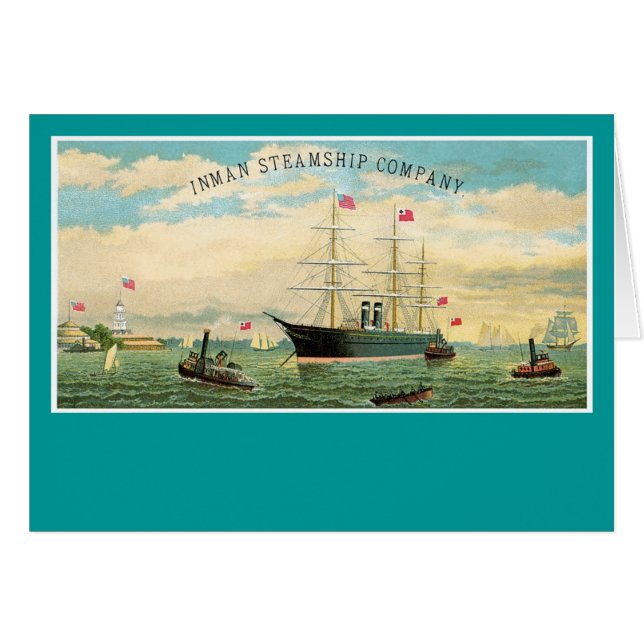 Inman Steamship Company (Voorkant Horizontaal)