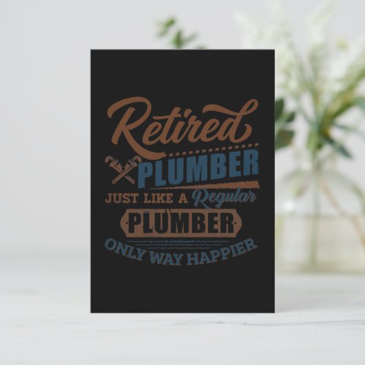 Inmoe Plumber Kaart (Staand voorkant)