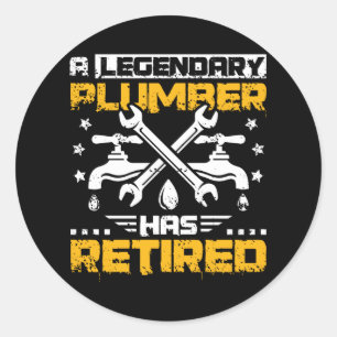 Inmoe Plumber Ronde Sticker