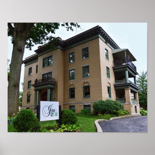 Inn at 835, Springfield, Illinois, Side, 14x11 Poster (Voorkant)