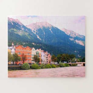 Inn in Innsbruck Oostenrijk Legpuzzel