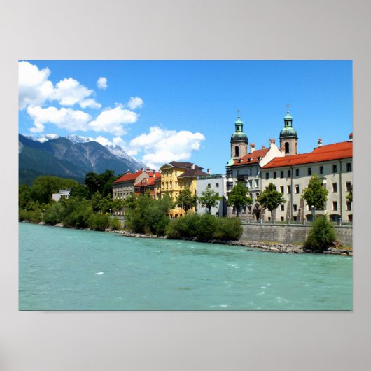 Inn in Innsbruck Poster (Voorkant)