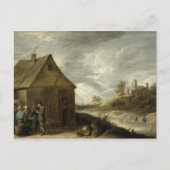 Inn via een rivier briefkaart (Voorkant)