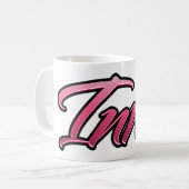 Inna faded pink Tasse Teetasse Kaffeetasse Koffiemok (Voorkant links)