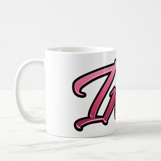 Inna faded pink Tasse Teetasse Kaffeetasse Koffiemok (Links)
