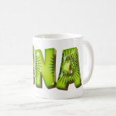 Inna Name Kiwi Style Tasse Teetasse Kaffeetasse Koffiemok (Voorkant rechts)