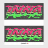 Inna Vorname Name Graffiti Aufkleber Sticker (Vel)