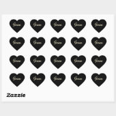 Inna white gold Handwriting Aufkleber Herz Hart Sticker (Vel)