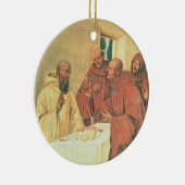Inname van Communie uit het leven van St. Benedict Keramisch Ornament (Rechts)