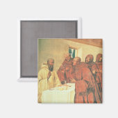 Inname van Communie uit het leven van St. Benedict Magneet (Voorkant / Achterkant)