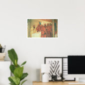 Inname van Communie uit het leven van St. Benedict Poster (Thuiskantoor)