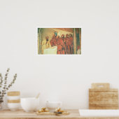 Inname van Communie uit het leven van St. Benedict Poster (Keuken)