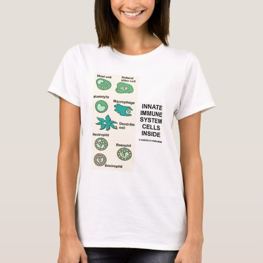Inname van de cellen van het immuunsysteem t-shirt (Voorkant)