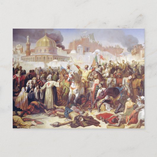 Inname van Jerusalem Briefkaart (Voorkant)