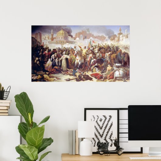 Inname van Jerusalem Poster (Thuiskantoor)