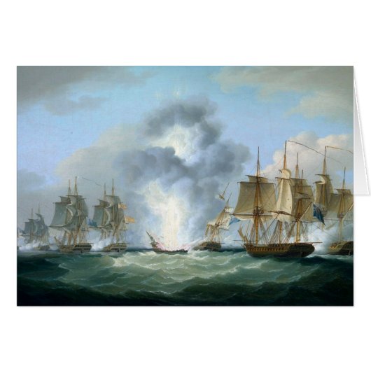 Inname van Spaanse schatschepen 1804 (Voorkant Horizontaal)