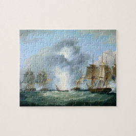 Inname van Spaanse schatschepen 1804 Legpuzzel