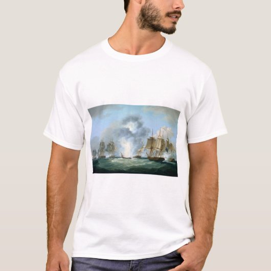 Inname van Spaanse schatschepen 1804 T-shirt (Voorkant)